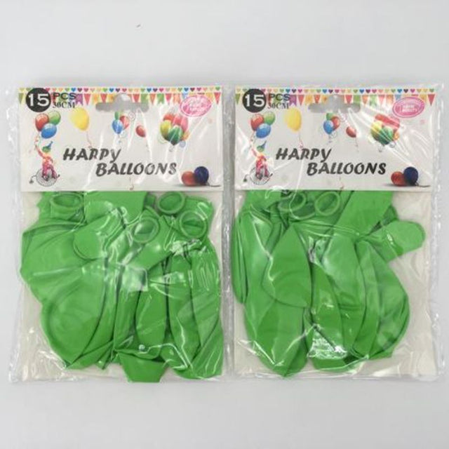 Light green 12" balloons pack of 180, perfect for celebrations, birthdays, and events, with high-quality latex.
