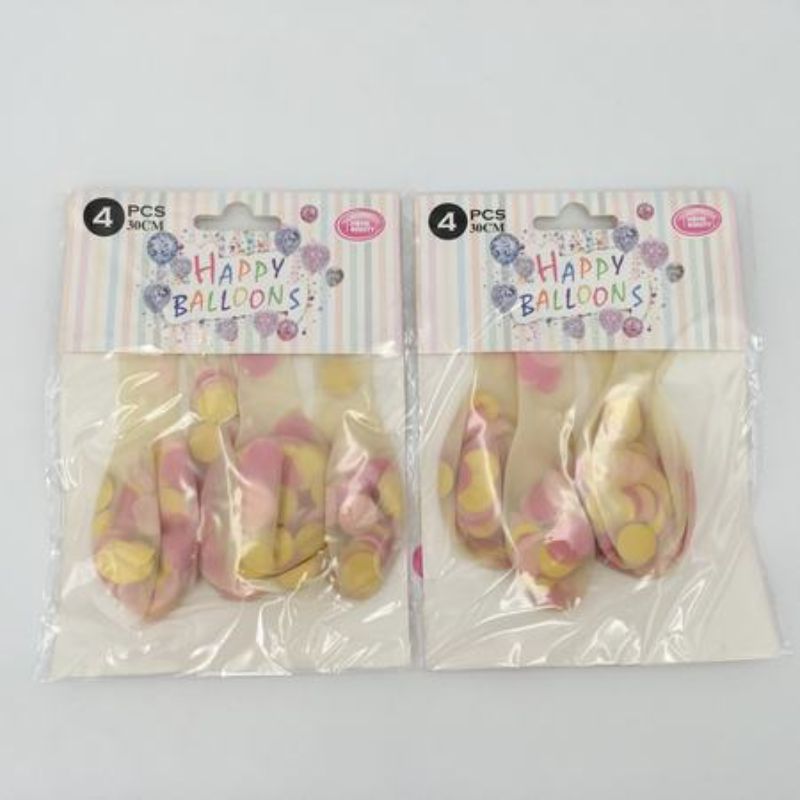 Vibrant pink 12" balloons, 48 pieces total, perfect for birthdays and celebrations, made of durable latex for helium or air.