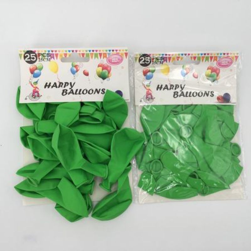 Matte light green balloons (10") in a pack of 300, perfect for elegant celebrations and stylish decorations.