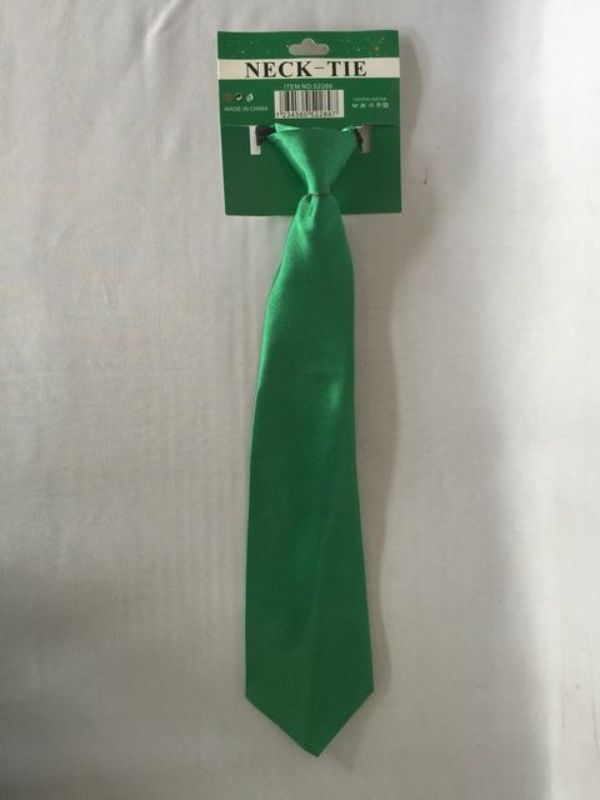 Set of 12 dark green party neckties, perfect for adding elegance and style to any festive occasion or corporate event.