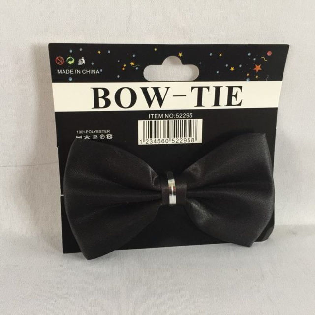 Set of 12 stylish black bow ties, perfect for weddings and parties, suitable for both adults and children.