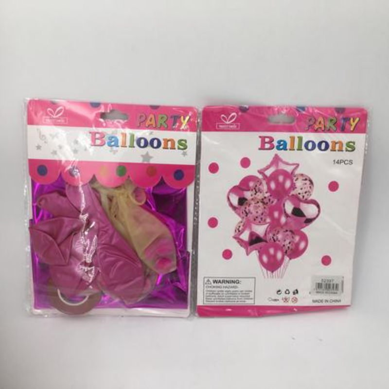 Vibrant rose-colored balloons set (168 pcs) for elegant celebrations, perfect for creating stunning decorations and festive atmospheres.