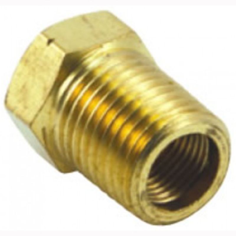 High-quality 1/4in brass carburettor nuts in a 2-pack, designed for durability and reliable engine performance.