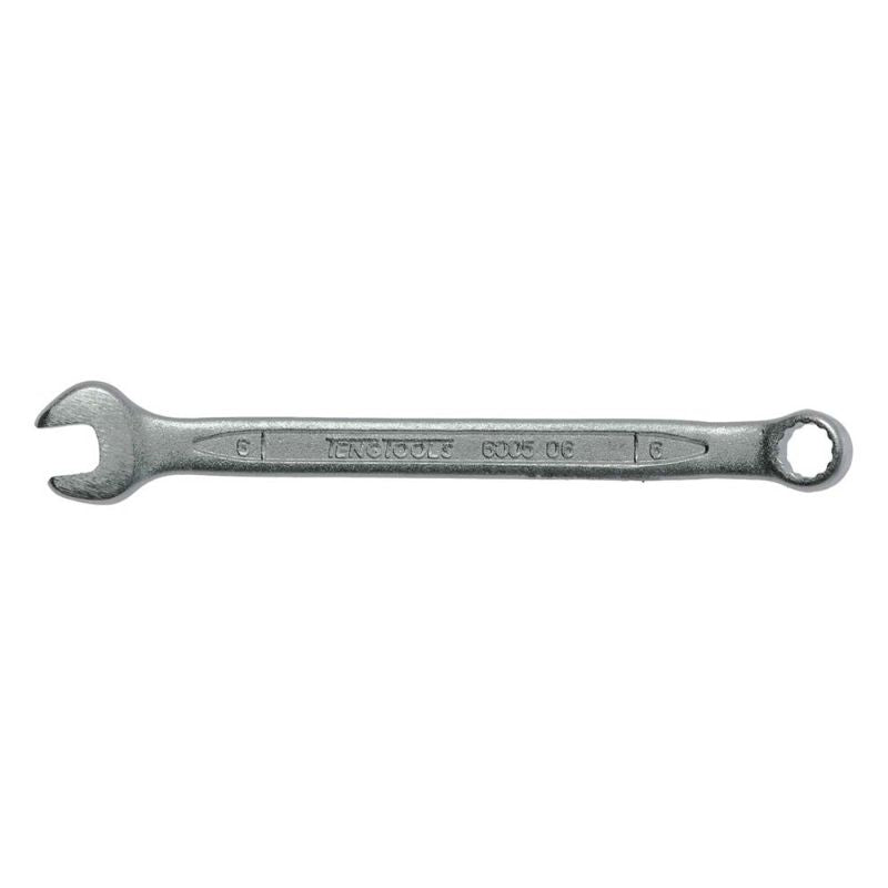 6mm Teng Combination Spanner with 12-point ring end and hip grip design for enhanced accessibility and durability.