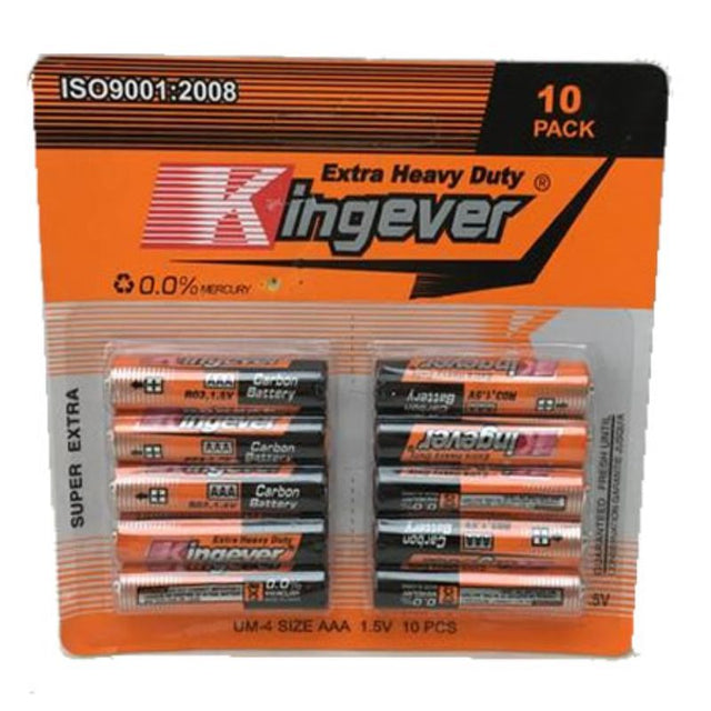 AAA battery pack with 10 long-lasting batteries in 12 packs, ideal for household devices and high-performance needs.