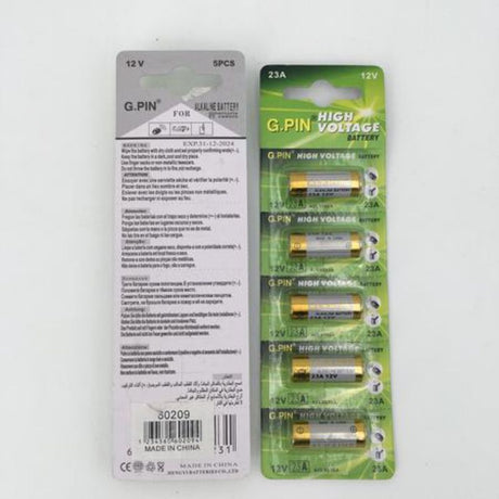 12-pack of 23A button batteries, perfect for remote controls, smoke detectors, and cameras with long-lasting performance.
