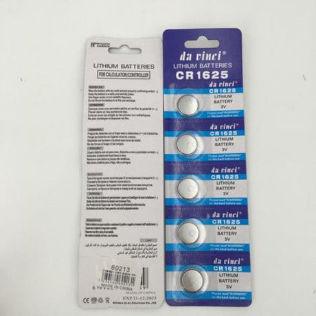 Pack of 20 CR1625 button batteries, ideal for toys and electronics, compact, reliable, and long-lasting energy source.