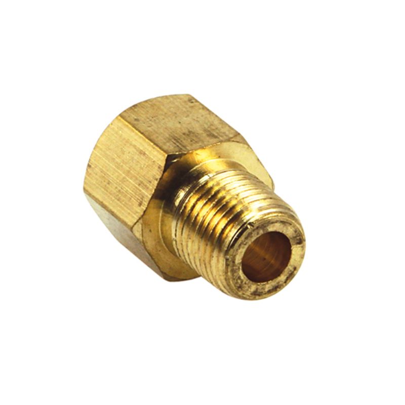 Brass plumbing fitting with 3/16 x 1/2in BSP threads for secure, leak-free connections in air, oil, and water lines.