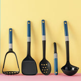 Versatile Tasty Slotted Spoon with built-in grater, heat-resistant, non-slip handle, and vibrant colors for stylish cooking.