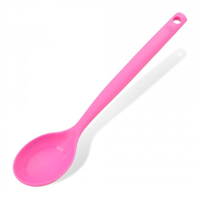 High-quality Tasty Silicone Spoon with measurement indicators, heat-resistant and gentle on non-stick cookware, perfect for cooking and serving.