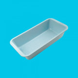 Light blue non-stick Tasty Loaf Tin (30cm) with sprinkle design, perfect for baking breads and long cakes, easy to clean.