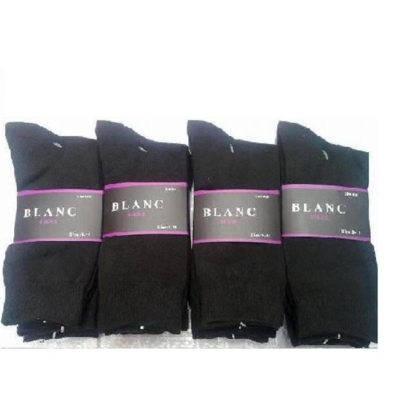 Pack of 12 black socks size 9-11, perfect for everyday wear, comfort, and versatile styling for any occasion.