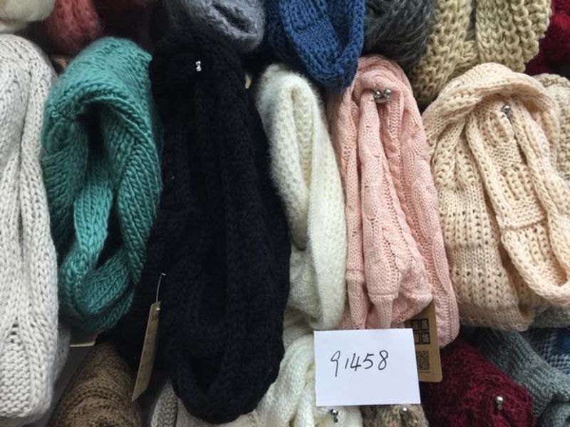 A stylish set of 10 versatile scarves in various colors and prints for all-season accessorizing and self-expression.