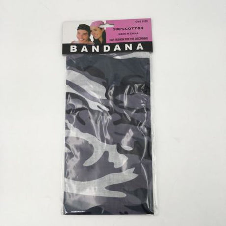 Set of 12 gray army bandanas, 56 x 56cm, versatile for fashion, outdoor use, and crafts with a soft, durable fabric.