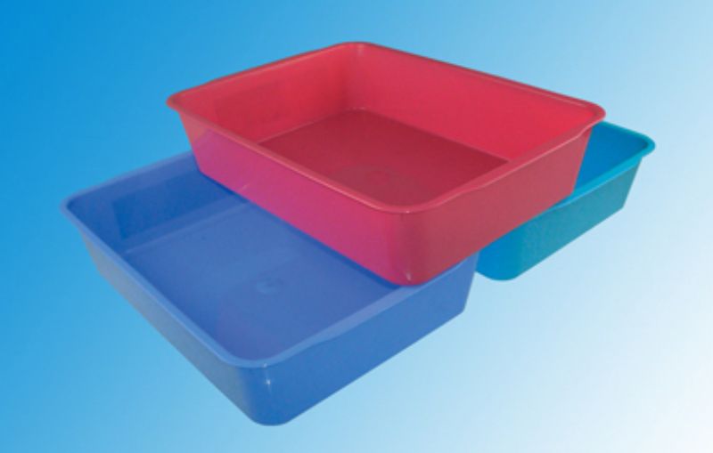 Storage Tray - Plastic 8L Colour (Set of 12 Asstd)