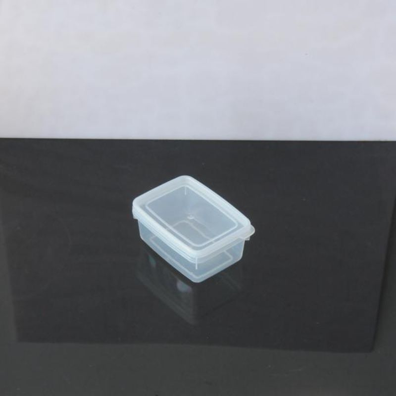 Versatile 250ml plastic storage boxes in a set of 12, perfect for organizing small items in any space.