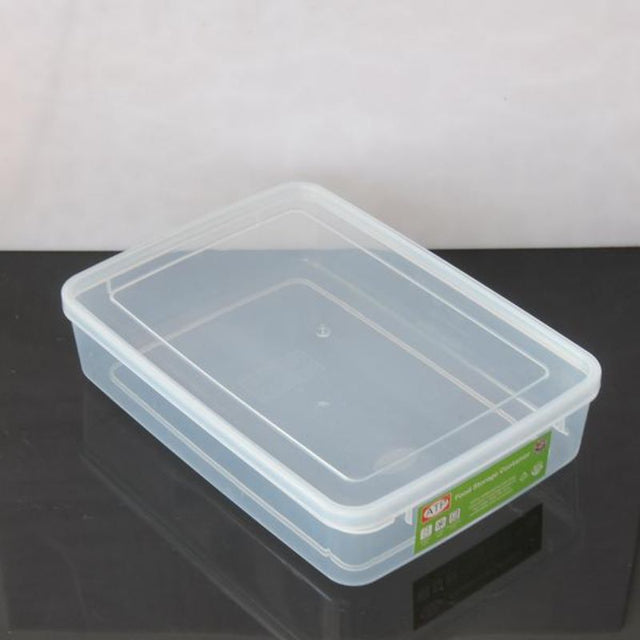 Set of 12 clear 2.5L plastic storage boxes, perfect for organizing home and office supplies while maximizing space.