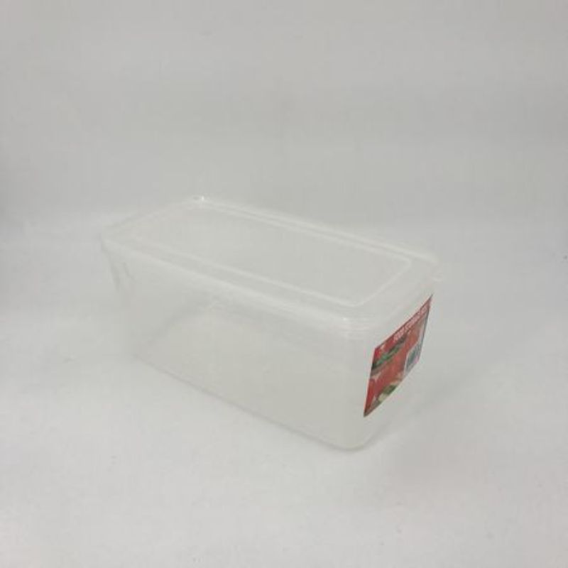 Set of 12 clear plastic storage boxes, 3L capacity, perfect for organizing various items in any space.