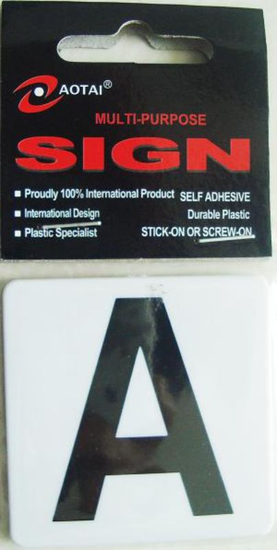 Durable self-adhesive plastic signs for versatile labeling, ideal for indoor and outdoor use; pack of 12 for cohesive organization.