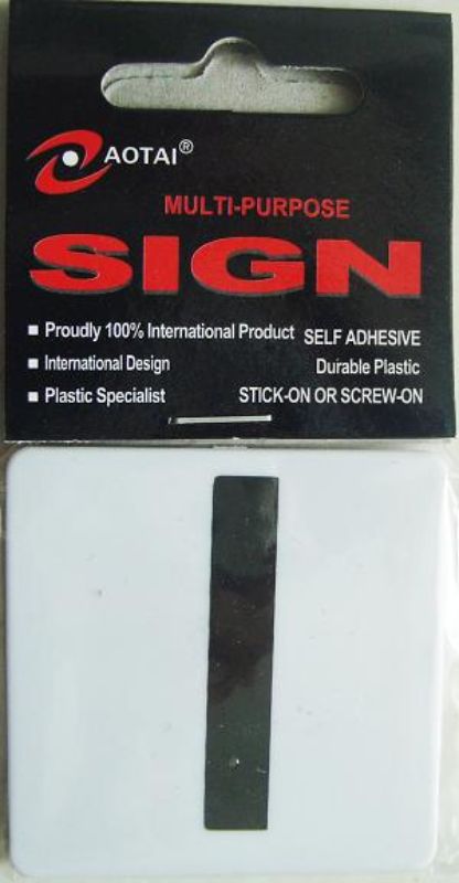 Set of 12 durable plastic signs for versatile labeling, self-adhesive, perfect for indoor or outdoor use.