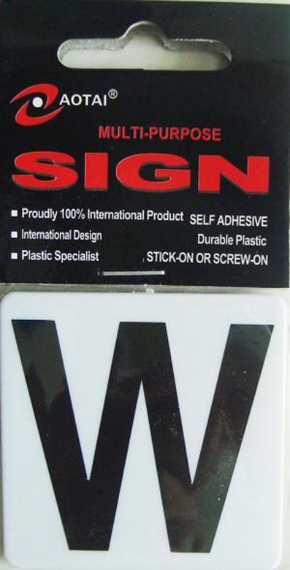 Durable self-adhesive plastic signs in a set of 12, perfect for versatile indoor and outdoor signage applications.