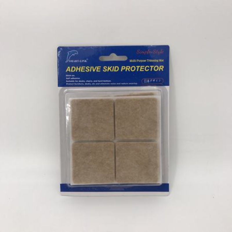 Adhesive skid protector tape in natural finish, ideal for preventing slips on stairs and floors, available in 12 packs.