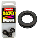 Champion 1/4in x 1/2in Wiring Grommets for organizing and protecting electrical wires in various applications.