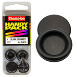 Champion Blanking Grommets for 1/2-inch panel holes, durable, easy to install, ideal for cover unused holes in various projects.