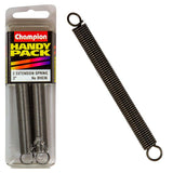 Champion 3 x 7/16in 18G extension springs offer durable support for various mechanical applications, ensuring reliable performance.