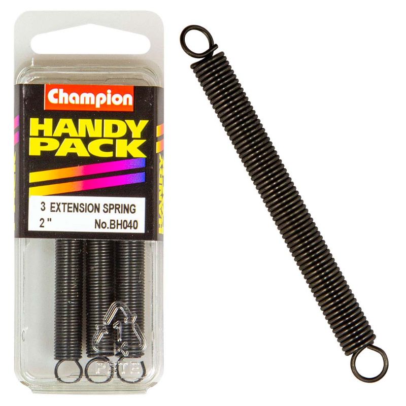 Champion 2 x 9/32 x 21G Extension Springs designed for durability and strength, perfect for DIY projects and repairs.