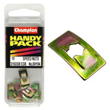 Champion Speed Nut 3/16in x 5/8in x 3/8in, durable steel fastener for easy installation and versatile DIY applications.