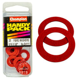 Champion 5/16in x 5/8in Fibre Washer, 1/32in thick, designed for reliable sealing in plumbing and automotive applications.