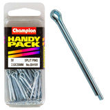 Champion 2.5 x 25mm Split Cotter Pin, durable fastening solution for automotive, machinery, and construction projects.