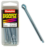 Durable Champion 9/64 x 2in Split Cotter Pin, ideal for securing machinery with easy installation and high tensile strength.