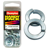Durable 3/8in spring washer for secure fastening, ideal for mechanical, construction, and DIY projects.