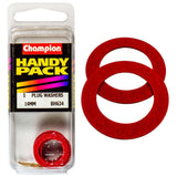 Champion #14 Fibre Sump Plug Washer - M14, durable and reliable for sealing and leak prevention in automotive and marine applications.