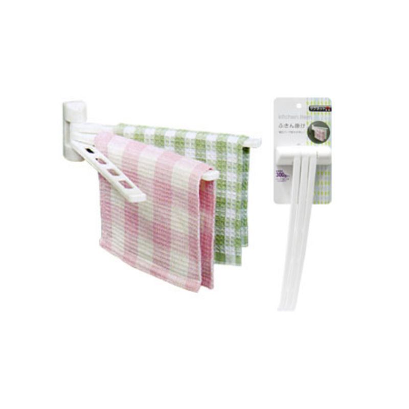 Set of 10 magnetic towel racks, 25.5cm each, for neat and stylish towel organization in kitchens and bathrooms.