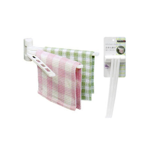 Set of 10 magnetic towel racks, 25.5cm each, for neat and stylish towel organization in kitchens and bathrooms.