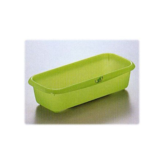 Leaf green shampoo stand set of 10, measuring 29 x 13.1 x 7.4cm, perfect for salon or home use to enhance hair care decor.