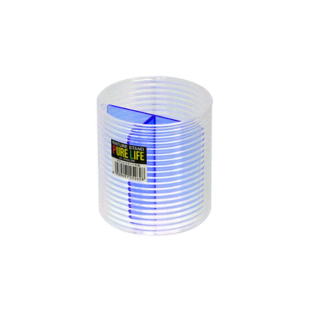 Set of 10 round blue plant stands, 9.7 cm, perfect for showcasing potted plants and enhancing home decor.