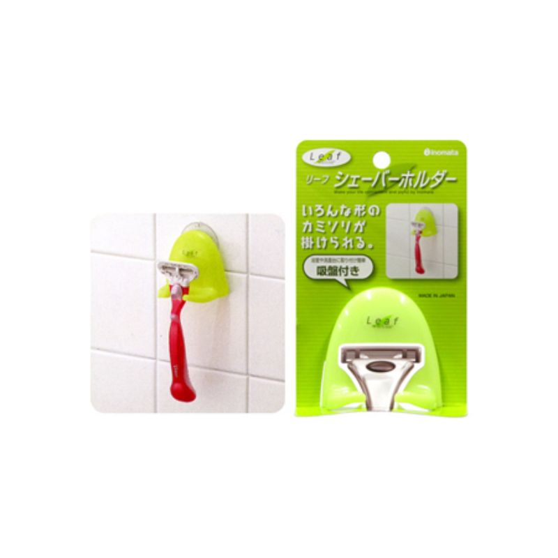 Leaf Green shaver holder set of 10, 7 x 6.4 x 5.7cm, keeps razors upright for a tidy grooming space.