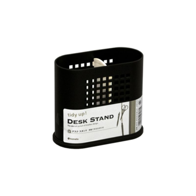 Set of 10 versatile black desk stands for organizing tablets and phones, enhancing workspace efficiency and aesthetics.