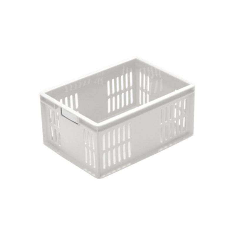 Set of 10 versatile white containers for storage, measuring 14.8 x 20.5 x 9.5cm, perfect for organizing any space.