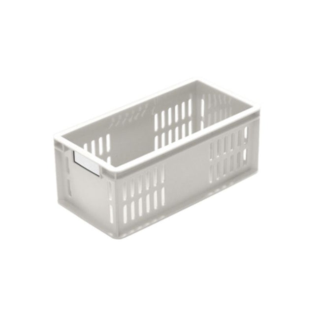 Set of 10 elegant white Sherry containers, 20.5cm, perfect for stylish home and office organization.