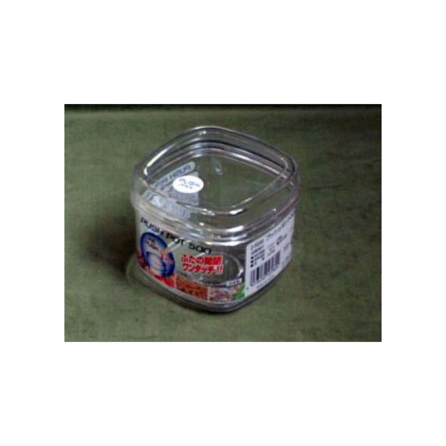 Set of 12 transparent storage containers, each 10x10x8.5cm, ideal for organizing kitchen, craft, or office items.