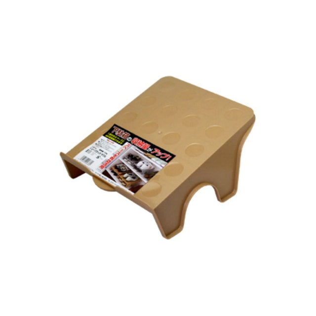 Double-layered brown shoe rack set of 10 for organized storage, maximizing space, and displaying footwear elegantly.