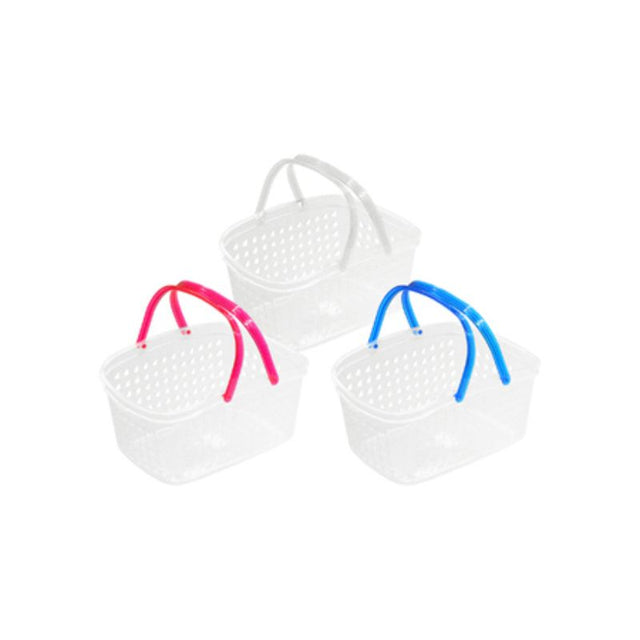 Colorful set of 10 storage baskets, 25.3cm each, ideal for home organization and stylish storage solutions.