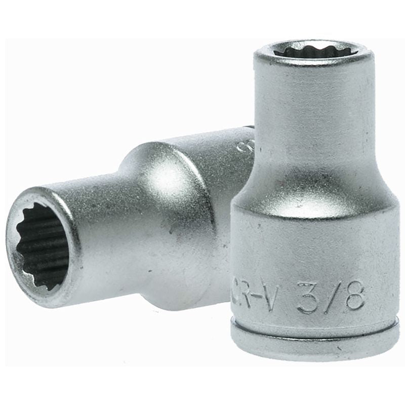 Teng 1/2in drive socket, 3/8in 12-point design for superior grip, perfect for automotive and DIY projects.