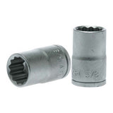 Teng 1/2in drive socket 5/8in, featuring 12-point design, durable chrome vanadium steel, ideal for mechanics and DIY tasks.