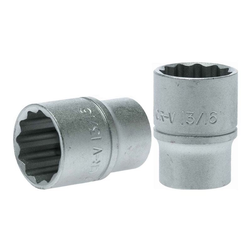 Teng 1/2in drive socket 13/16in 12-point, designed for durability and optimal grip in mechanical repairs and DIY projects.